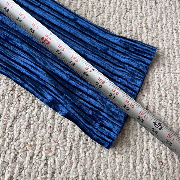 MONKI Velvet Blue Blazer Jacket - Picture 8 of 9